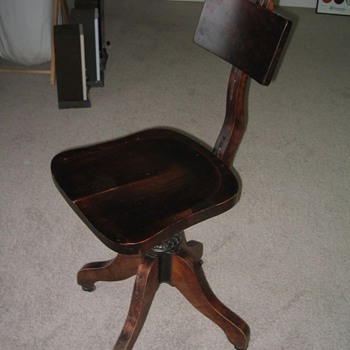Early 1900s Cook Co. Office Chair - Furniture