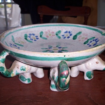 My Grandma's Elephant Bowl - Art Pottery