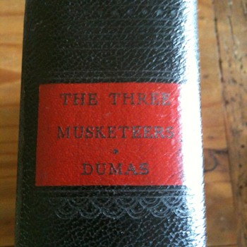 Three Musketeers Book Antique Dumas
