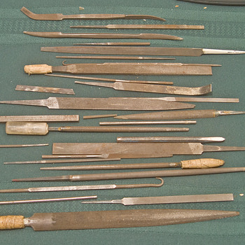 Collection of metal files