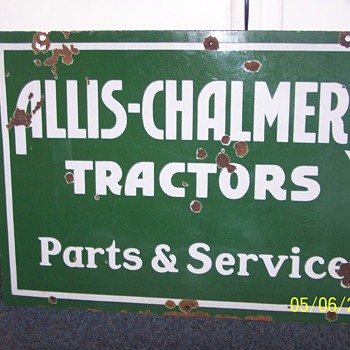allis-chalmers sign
