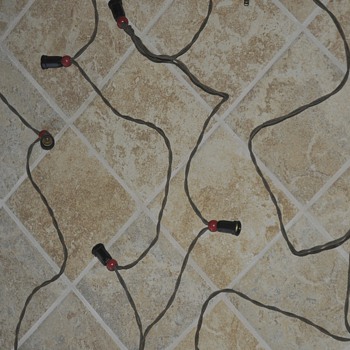 Grandfather's Cloth Christmas Lights - Christmas