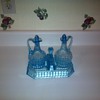 Blue Cruet Set  