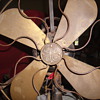 Early 1900s GE 16" brass fan & cage