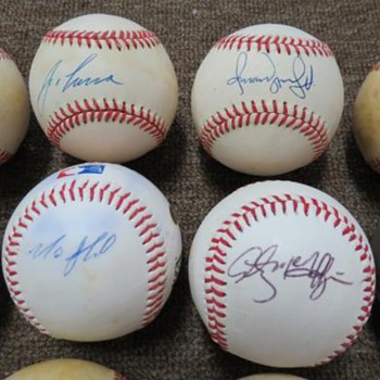 Signed Baseballs - Baseball