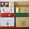 Vintage Wolverine Child's Kitchen Cabinets