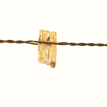 Hulbert Wood Warning Block Barbed Wire - Tools and Hardware