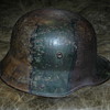 Rare WW1 German Cam0 Helmet