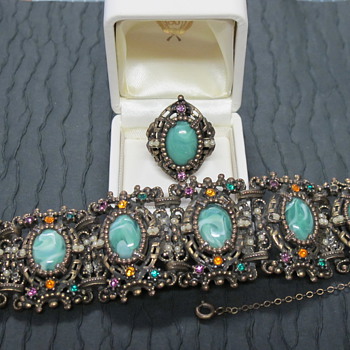 Selro Selini?  Costume Jewelry Bracelet and Ring - Costume Jewelry