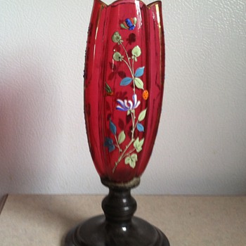 Handpainted vase