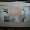 VICTOR HERMAN, signed and dated, Painting, "Fiesta de Boda En Tehuantepec"