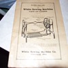 Whites Sewing Machine Parts Manual