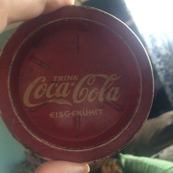coca cola coaster (german) - Advertising