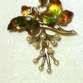 Art nouveau articulated pendant. - Fine Jewelry