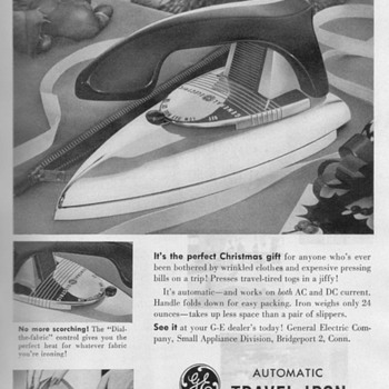 1953 - General Electric Travel Iron Advertisements