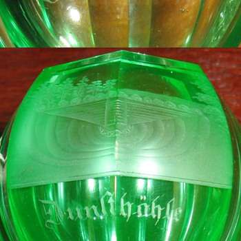 Dunst Hohle, Mineral Water Goblet, Pyrmont Germany - Glassware