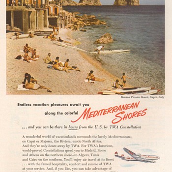 1952 - TWA Airlines Advertisement