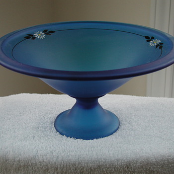 This compote came from an estate fifty years ago - Art Glass