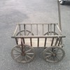 1900's Pumpkin Hay Goat Cart From Germany (ALL ORIGINAL)