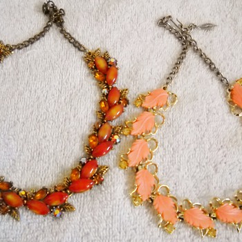 Here comes the Autumn! Vintage Necklaces