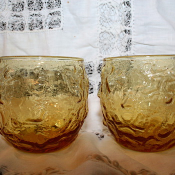 Amber color glasses  - Glassware