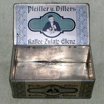 Pfeiffer und Dillers Kaffee Tin - Germany