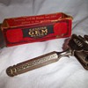 Gem Razor with Twenty Grand razor blade and original box
