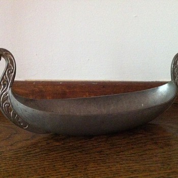 Pewter Viking Longship