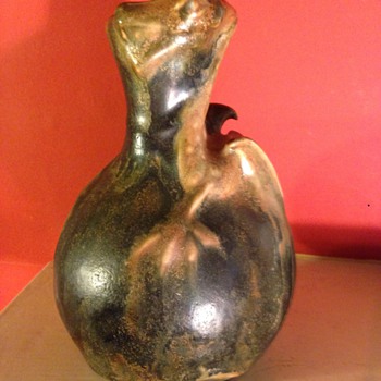 Dragon Vase by Amphora Bohemia, circa 1901 - Art Pottery