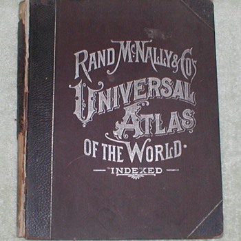 1898 Rand McNally World Atlas