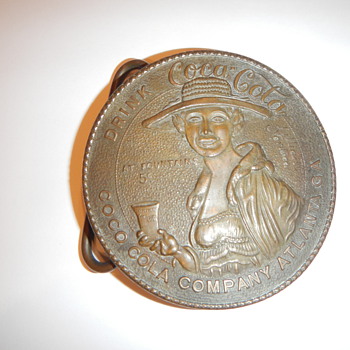 coca cola dance marathon belt buckle