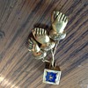 Military? Lodge? 3 fist pin pinback can't seem to find out what organization it is with