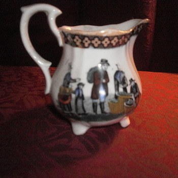 SMALL CHINA OR PORCELAIN CREAMER 3-3 1/2 "