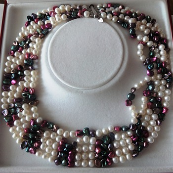 Five Row Sweet Water pearl necklace - Fine Jewelry