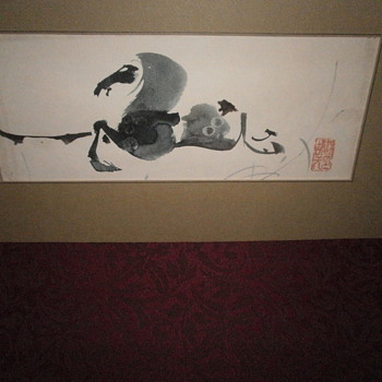 TWO WOODBLOCK PRINTS OF HORSES 