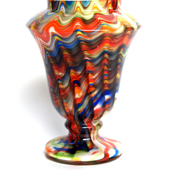 WELZ ? Swirled/Marbled vase - Art Glass