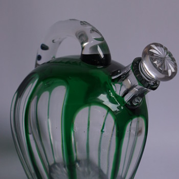 Tea Pot Decanter - Art Glass