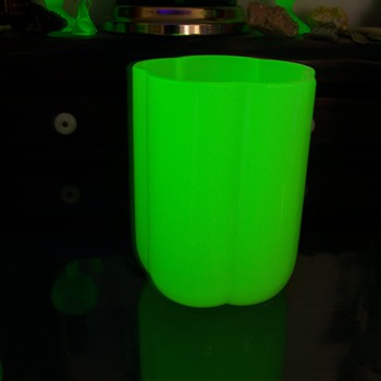 Uranium Glass Opaline vase