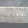 Confederate States of America #4763 B.Duncan 5$ bill