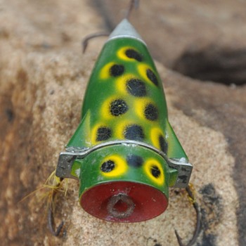 Vintage Unmarked Bass Popper Frog - Fishing