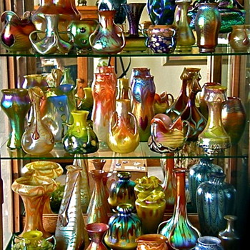 Some of the finest pieces ever made by Loetz. - Art Glass