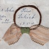 Hair Memento Victorian Rememberance Love Token Folk Art