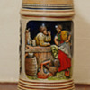 German Stein with music box on bottom,song