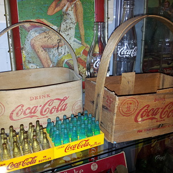 Coca-cola Wood & Plastic Carriers