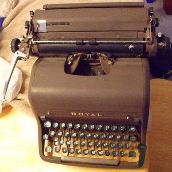 50's Royal Typewriter with Magic Margin, works fine. (pictured) Isn't mine mine is in my shop but in better condition than this - Office