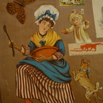 Victorian Christmas Album from my great, great grandmother to my grandmother - Paper