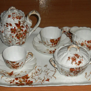Martial Redon Limoges Tea for two 