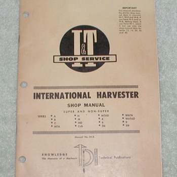 1956 International Harvester Shop Manual