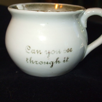 CUTE LITTLE Miniature PEE-POT LITHOPHANE - China and Dinnerware