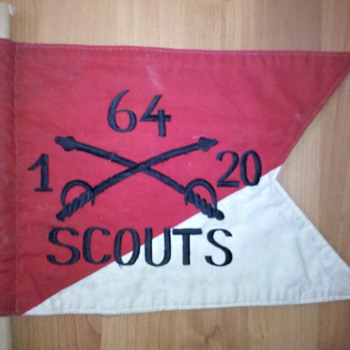 Viet nam era Cavalry Scouts vehicle antenna guidon flag???